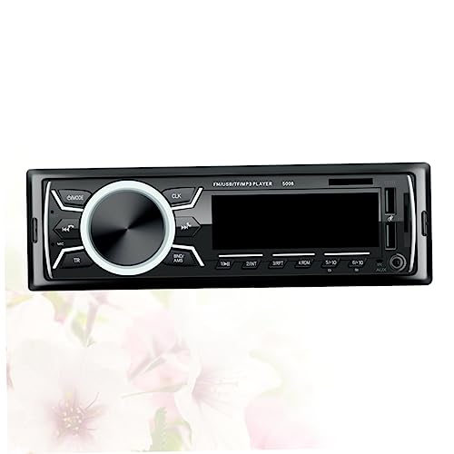 Reproductor de audio para automóvil BUGUUYO con doble USB pantalla LCD y lector de tarjeta 3