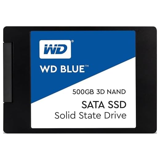 Western Digital WDS500G2B0A WD Blue 500GB 3D NAND Internal SSD 2.5" SATA