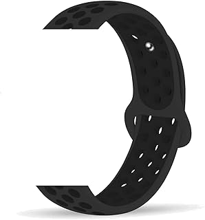 Generic 20mm sport Band for Samsung Gear S2 / Huawei watch 42/ Amazfit Youth Bip/Actine2 44-Black