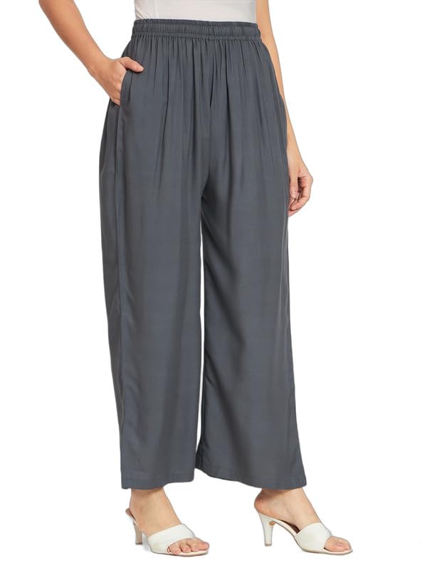 Image of Soft Colors Relaxed Fit Pocket Palazzo
