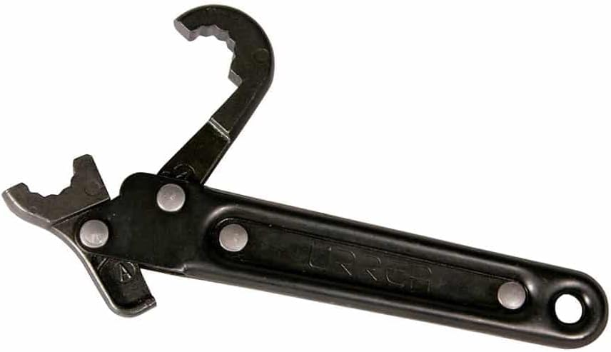 Urrea 3824 3/4-Inch Ratcheting Flare Nut Black Oxide Wrench