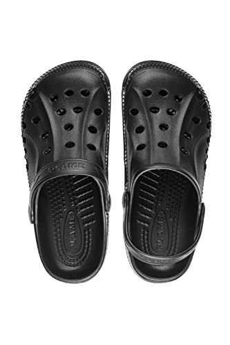 ESTRO Gartenclogs Herren Gartenschuhe Damen - Gartenclogs Damen Unisex Leicht Gummischuhe Sommer Garten Clogs Herren A78 (46, Schwarz)