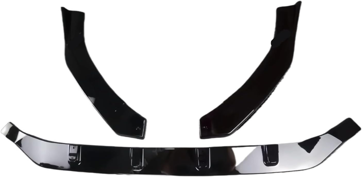 Glossy Black Car Front Bumper Splitter Lip Compatible with VW and Golf 7.5 Compatible with GTI 2017-2020 Front Bumper Lip Diffuser BodyKits