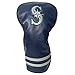 Team Golf MLB Seattle Mariners Vintage Driver Head Cover Vintage Driver Golf Club Headcover, Form Fitting Design, Retro Design & Superb Embroidery