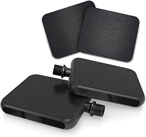 MOTOBICYCLES Urban Bike Pedals, Innovative Flatpedals with Exchangeable Grip Tape Surface, for Modern Commuters City Bikes