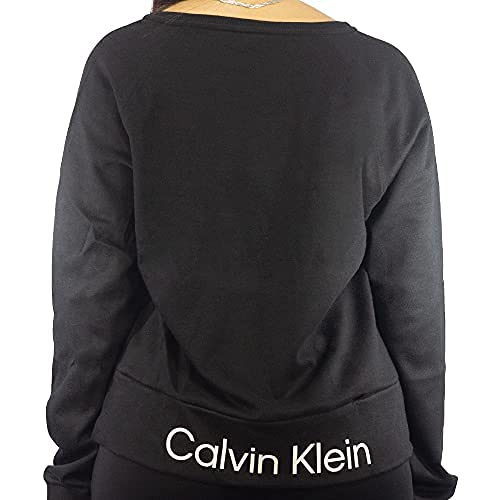 Moletom manga raglan, Calvin Klein, Feminino, Preto, P