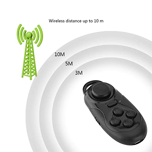 Gamepad sem fio, controle remoto Bluetooth, obturador de câmera de selfie, mouse sem fio, gamepad, ó