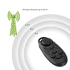 Wireless Gamepad Remote Controller - Selfie Camera Shutter, Mouse, 3D VR Glasses Remote Control Compatible With IOS Android PC TV Box (Black)