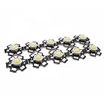 Vrabocry – Vrabocry 10 Stück High Power LED Chip 3W Weiß (30000-35000K/