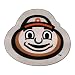FANMATS NCAA Ohio State University Buckeyes Nylon Face Mascot Rug