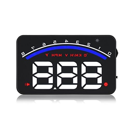 Alamor GEYIREN M6 bil HUD Head Up display OBD2 EUOBD bil körning data hastighet varvtal vattentemperatur