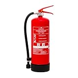 Häger - Feuerlöscher Schaum 6kg AB - Universal einsetzbar für Gewerbe, Haushalte & Zuhause - Schaumlöscher DIN EN 3 - Mit Prüfnachweis-Zertifikat, Jahresmarke, Standfuß und Wandhalterung