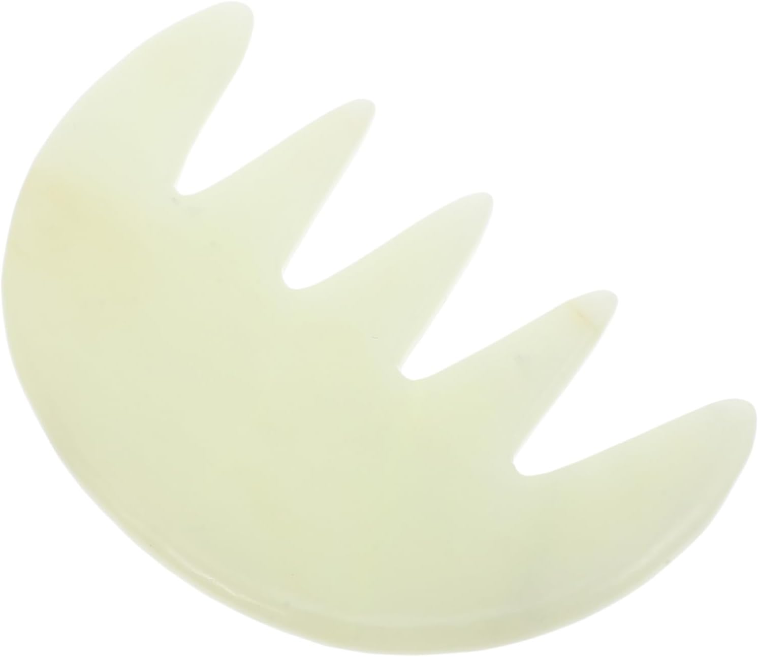 FRCOLOR Natural Jade Massage Comb Scalp Massager Head Meridian Scratcher Gua Sha Tool Hair Massager Facial Massage Scalp Gua Sha Hair Scrubber