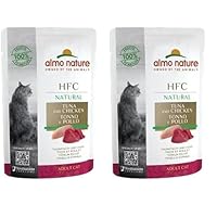 Almo Nature HFC Natural per Gatti Adulti- Cibo Umido Gatti Adulti con 100% Tonno &