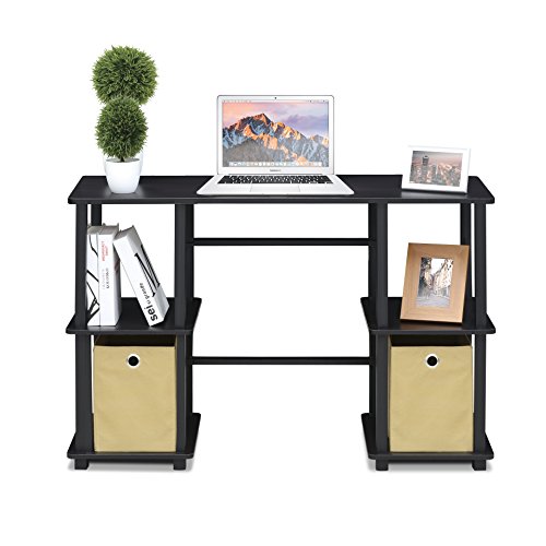Furinno Turn-N-Tube Computer Desk, Espresso #TOP4