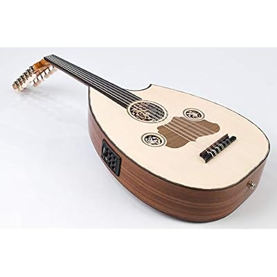 Electric Oud Cutaway Semi Acoustic Oud