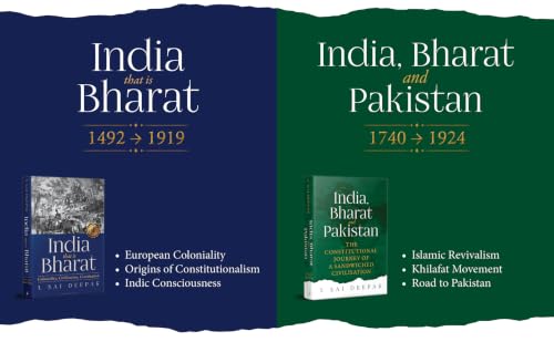 Image of J. Sai Deepak Collection (Books I & II): India, That Is Bharat and India, Bharat and Pakistan | Coloniality, Constitutional History and the Making of Modern India