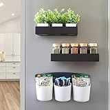 Como LA Estante magnético para especias para refrigerador, organizador de
