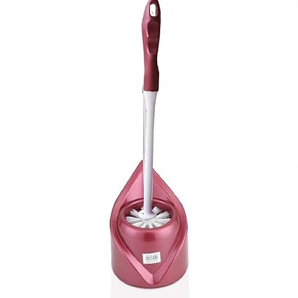 Maharsh Premium Kleeno Toilet Brush with Holder Container (Multicolor, 17x14 inch)