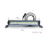 Keeda barre lumineuse de toit 18 LED blanches, crawler 1/10 photo 4