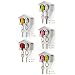 Couple Pair Sparrow Bird House Nest Whistle Key Holder Ring Keyholder Keychain Keyring Hanger Rack