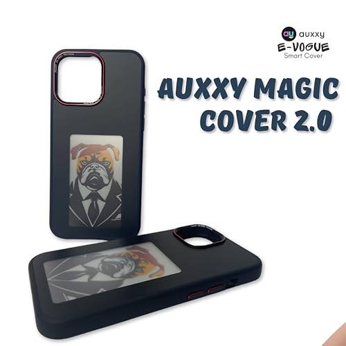 Image of Auxxy Magic Cover 2.0 for iPhone 15 Pro with Upgraded Display (Black)