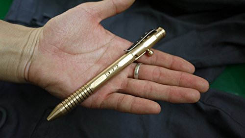 EKLOEN Portable Solid Brass Pen EDC Pocket Pen Signature Pen Ballpoint Pen - Thumbnail 5
