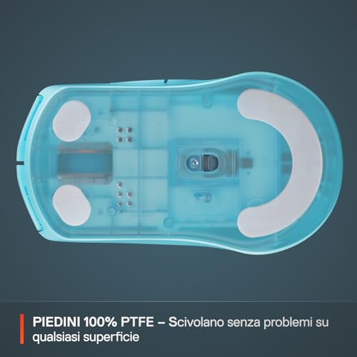 Rival 3 Wireless Gen 2 - Mouse Gaming - 2,4 GHz e Bluetooth - Sensore ottico TrueMove Air da 18000 DPI - Durata 60 milioni di clic - Leggero - Piedini 100% PTFE - Acqua - Mouse gaming - Immagine 5