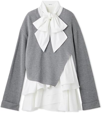 Amazon.co.jp: [フレイ アイディー] リボンタイチュニックコンビニット