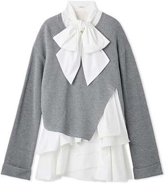 Amazon.co.jp: [フレイ アイディー] リボンタイチュニックコンビニット