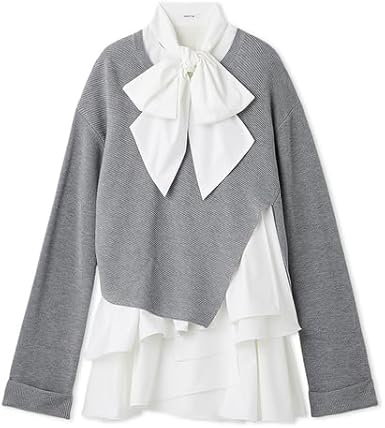 Amazon.co.jp: [フレイ アイディー] リボンタイチュニックコンビニット