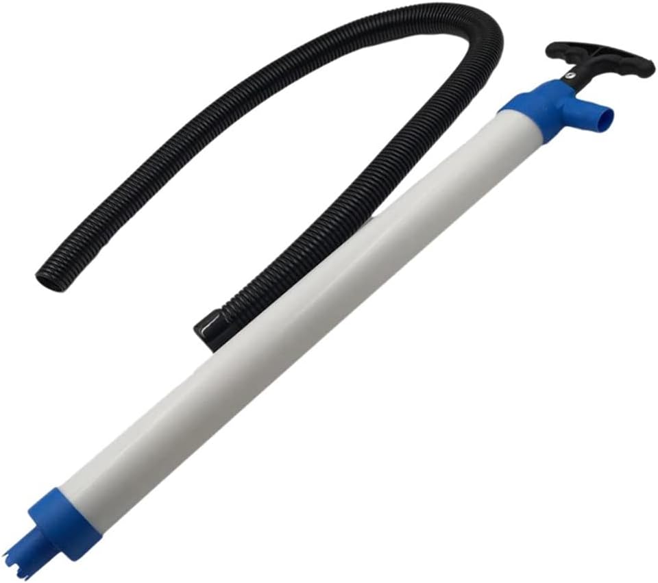 43.3 Inch 1100mm Hand Diesel And Water Transfer Pumps Portable Boat Accessories, White