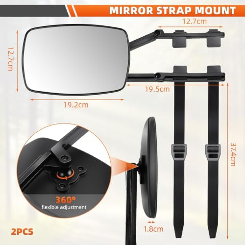 Espejos de remolque para Mitsubishi ASX caravanas roulotte espejo plano 6