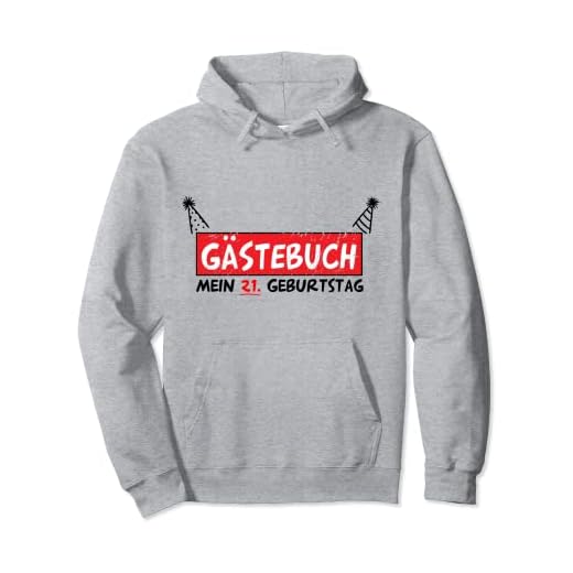 Libro de visitas para fiesta de 21 cumpleaños, diseño de hombre y mujer Sudadera con Capucha