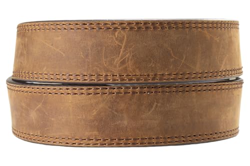 ARIAT Men's Reinforced Elastic Insert Work Leather Belt3