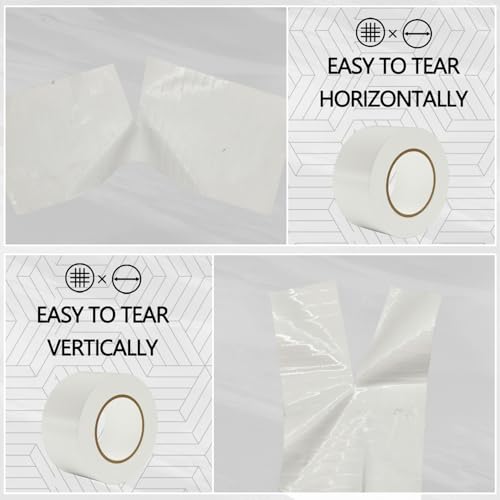 Image of SWRT Duct Tape White Heavy Duty,2 in x 35 YD, 9 Mil Strong Adhesive | Heavy Duty, Waterproof All Weather No Residue Sealing & Patching for Indoor&Outdoor Repair, Multi Purpose Home Repair