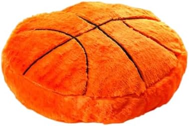 2 Pack 12 Inch Plush Basketball Pillows - Soft Sports Throw Pillows For Bedroom Decor