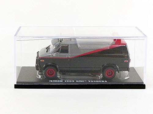 Greenlight - Coche en Miniatura, Modelo Furgoneta GMC Vandura de 1983 de El Equipo A, Escala 1/43 Original, 12 cm