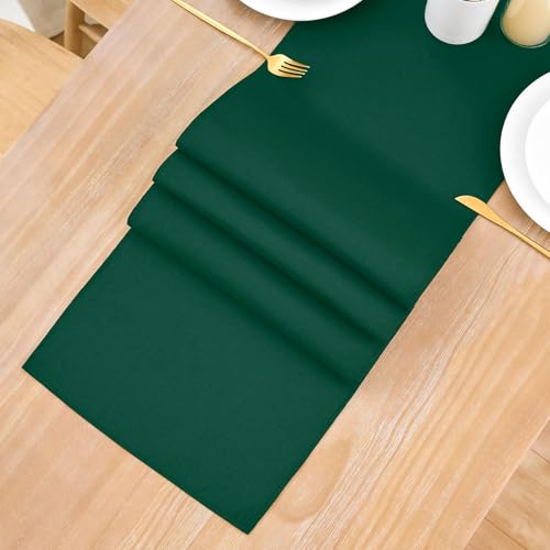 mylacerhome 2 Pack Green Farmhouse Table Runner Coffee Table Runner by mylacerhome - Used condition - Image 8