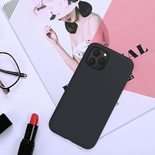 JASBON iPhone 11 Pro Max Case,Silicone Shockproof Phone Case Gel Rubber Drop Protection 6.5 inch Cover for iPhone 11 Pro Max 2019-Black