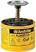 Justrite, 10018, Plunger Can, 1 Pt, Steel, Yellow