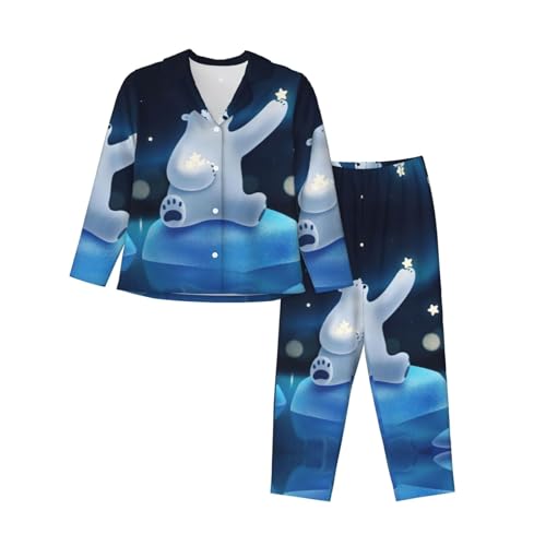 Ensemble pyjama femme manches longues EdWal pour ne plus avoir froid pendant la nuit
