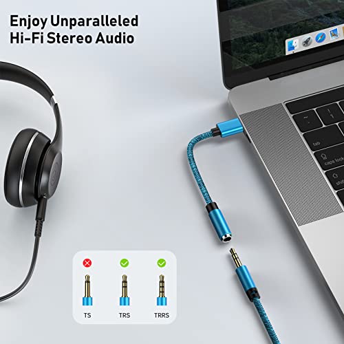 Usb C To 3.5Mm Aux Audio Adapter Dongle Cable Cord For Android Samsung Galaxy S23 S22 Ultra A23 A14 A53 A13 A03S A54 A34 S21 S20 S10, Pixel 7 6 Pro 6A, Usb Type C Female Android Headphone Jack Adapter #TOP3