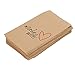 Kikumi Small Envelopes 100 Pieces Mini Cute Envelopes Useful Envelopes with Sealing Stickers for Invitation Cards Postcards