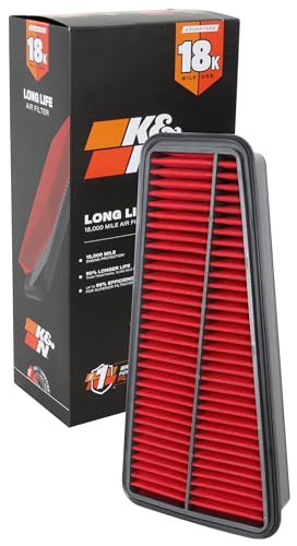K&N Engine Air Filter: Long Life 18 000 Mile Replacement Air Filter: Compatible with 2002-2020 Toyota Mid-size Truck and SUV V6 (4-Runner Tacoma Hilux Land Cruiser Prado FJ Cruiser) KNA-2281