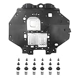 Front Lower Engine Splash Shield Guard Compatible with Honda HRV 2016 2017 2018 2019 2020 2021 2022 HR-V, Under Car Shield Cover MPN HO1228146 74111T7WA00 Replacement for Engine Splash Guard