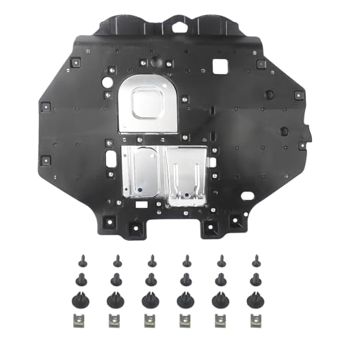 Front Lower Engine Splash Shield Guard Compatible with Honda HRV 2016 2017 2018 2019 2020 2021 2022 HR-V, Under Car Shield Cover MPN HO1228146 74111T7WA00 Replacement for Engine Splash Guard