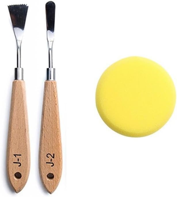 Oil Paintbrush 13-Piece Special-Shaped Graffiti Painting Tool Paint Canvas Fill Sponge Storage Bag