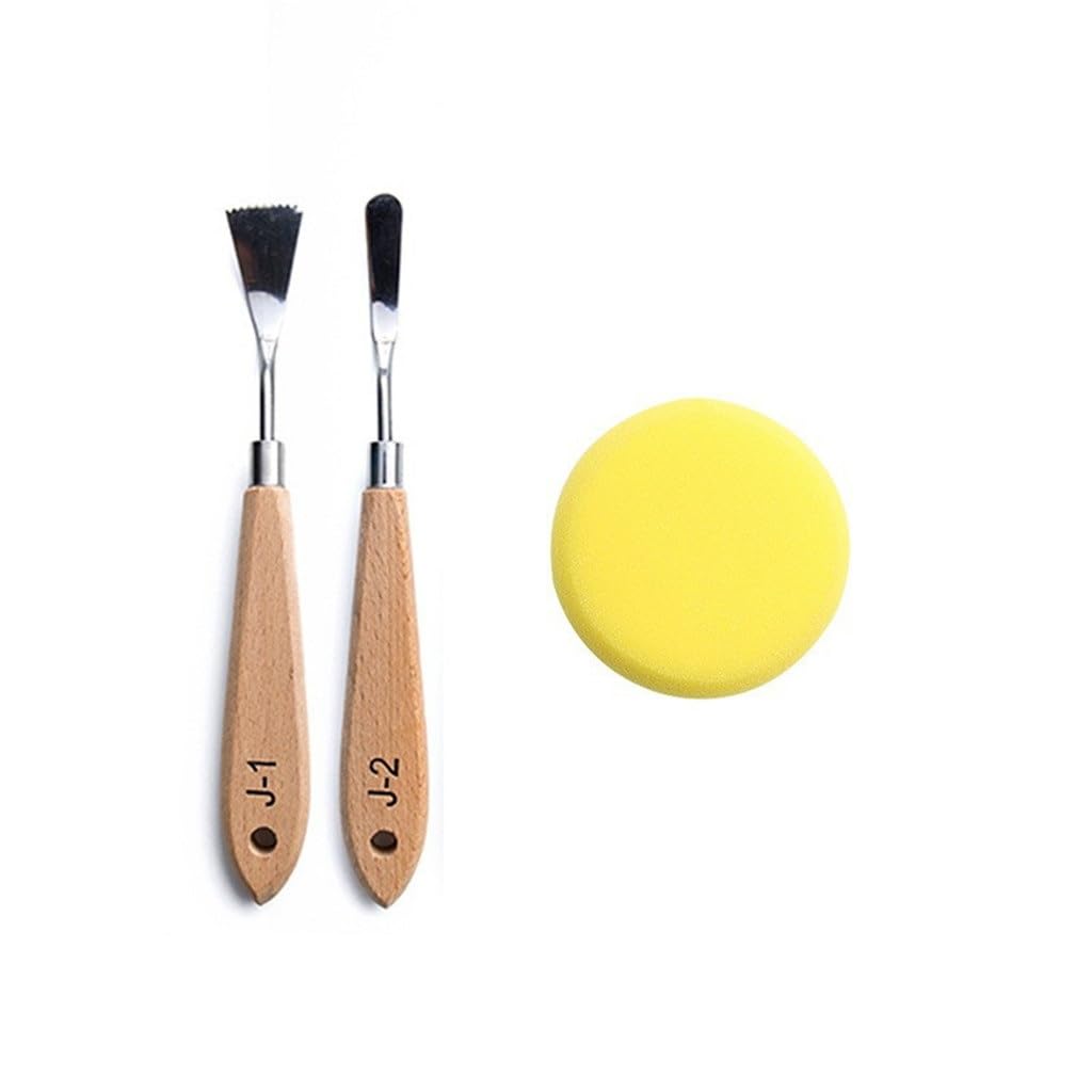 Bolsa de Almacenamiento con Esponja para Relleno de Lienzo para Pintura al óleo, 13 Pinceles de Forma Especial, D-13 Piezas,D-13 pcs