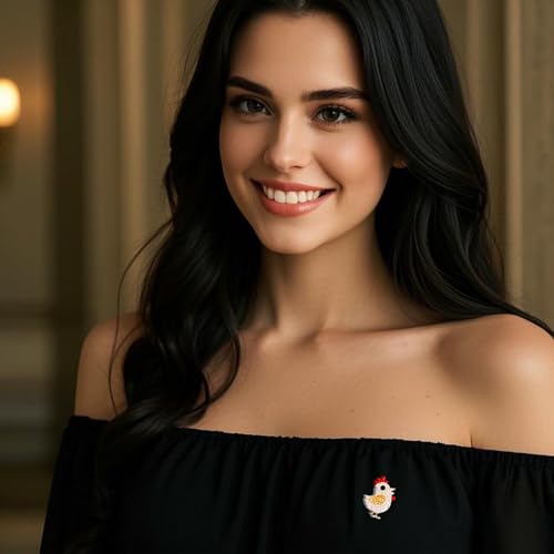 Image of Rhinestone /Enamel Animals Brooch and Pin for Women Elegant Animals Brooches Dress Accessories Birthday Gifts for Mom Wife